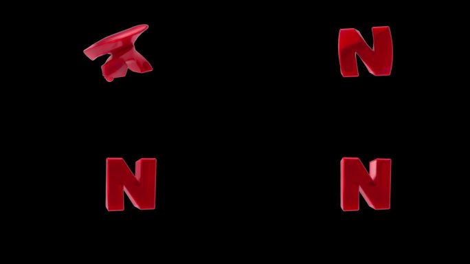 果冻风格动画字母字体