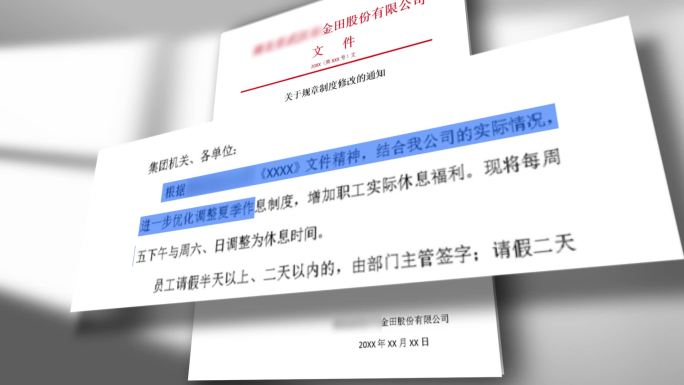 文件标注划线展示（一）