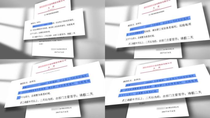 文件标注划线展示（一）