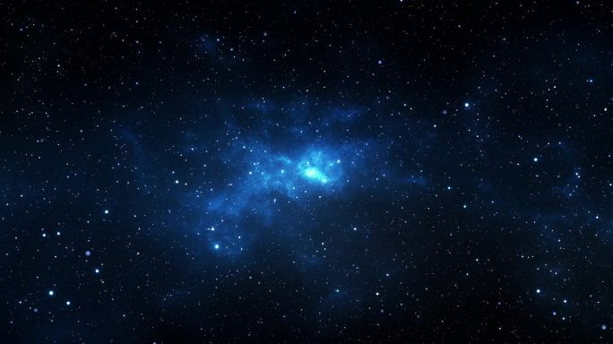 【原创】蓝色唯美星空粒子
