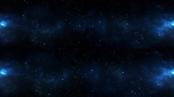 【原创】蓝色唯美星空粒子