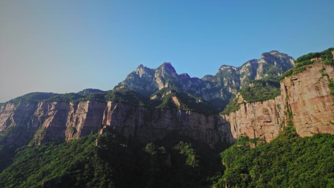 太行山脉 自然风光 航拍 宝泉