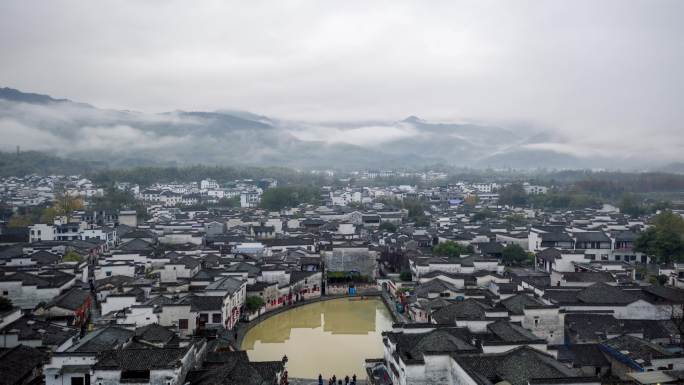 安徽宏村水墨江山