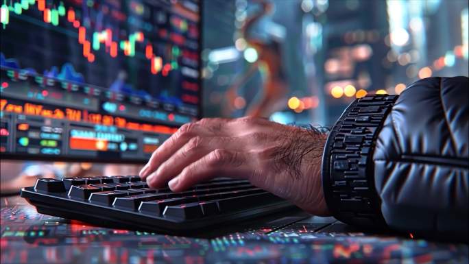 金融股票股市炒股投资证券基金交易员ai