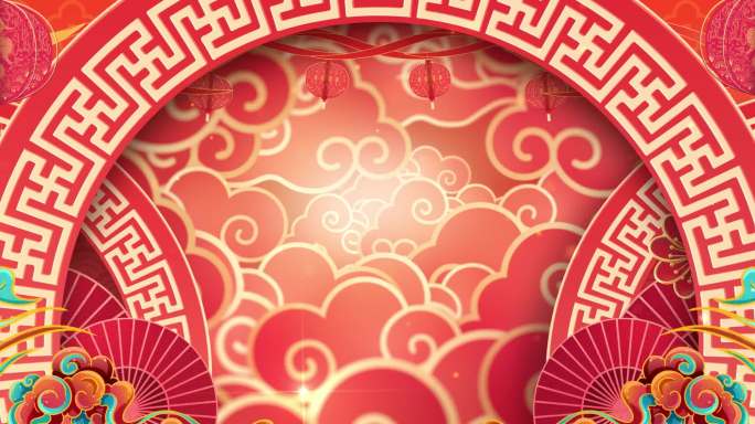 新春吉祥背景