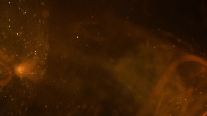 优雅节日金色抽象粒子流动壁纸循环背景