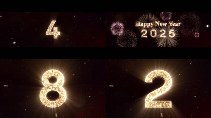 跨年倒计时烟花氛围倒计时