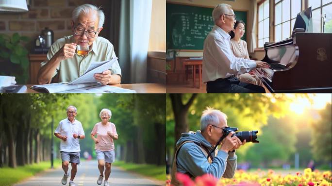 老年退休幸福生活