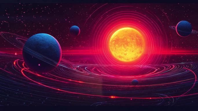 行星 恒星 宇宙太空水星 金星 火星地球