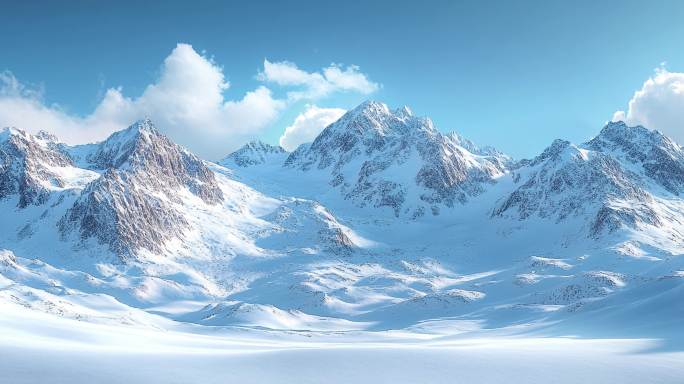 6K雪山背景