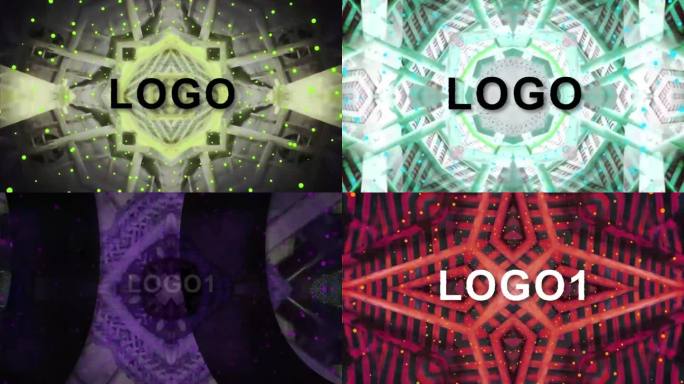 绚丽唯美时尚LOGO万花筒25套AE工程