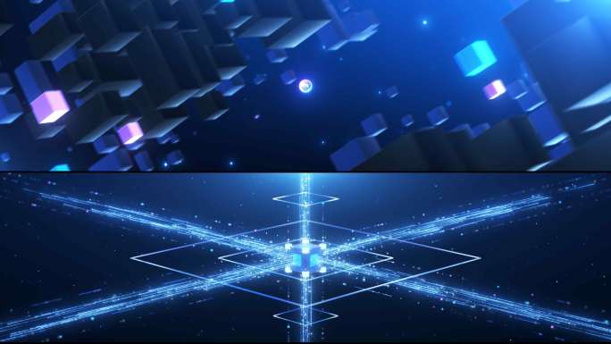 震撼科技粒子启动宣传视频