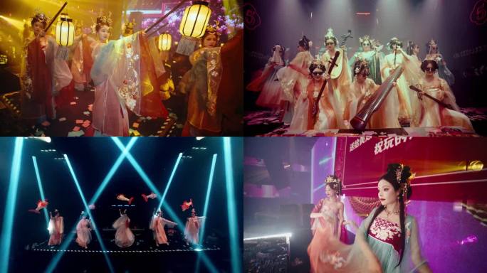 中国风酒吧蹦迪舞美跳舞DJ美女混剪17