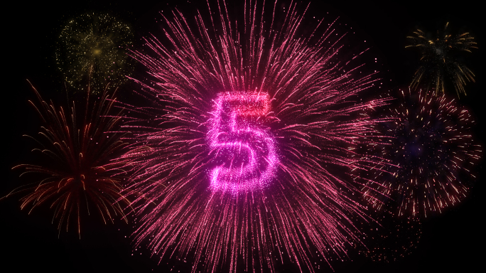 无插件）2026马年烟花跨年倒计时片头