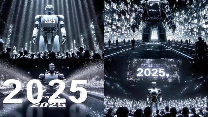 2025机器人震撼开场片头