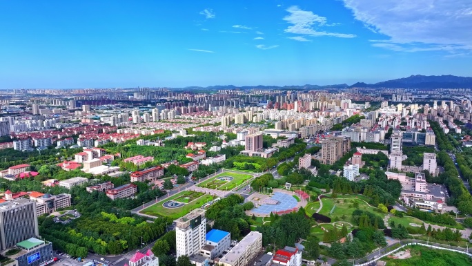 青岛城阳城市风光  城市航拍