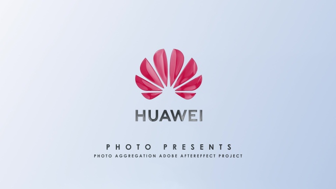 简洁照片汇聚logo