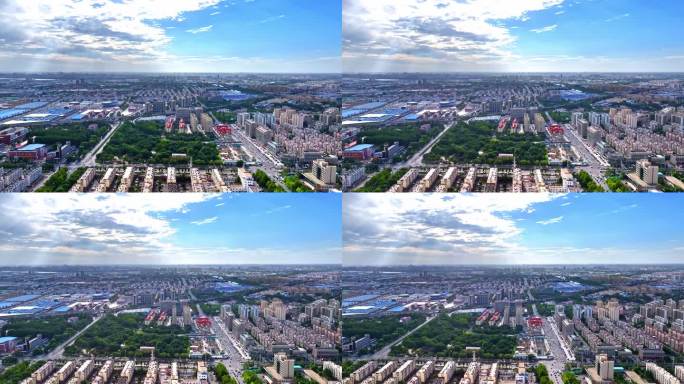 青岛城阳城市风光  城市航拍