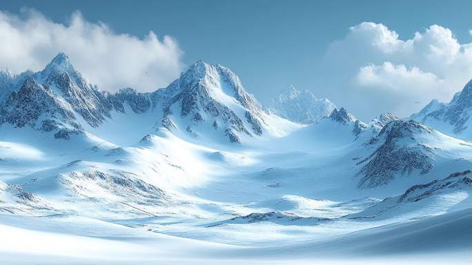 8K雪山背景