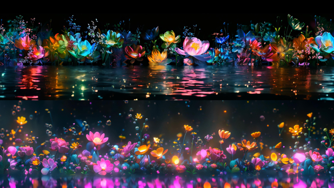 浪漫唯美花海 沉浸式花海背景