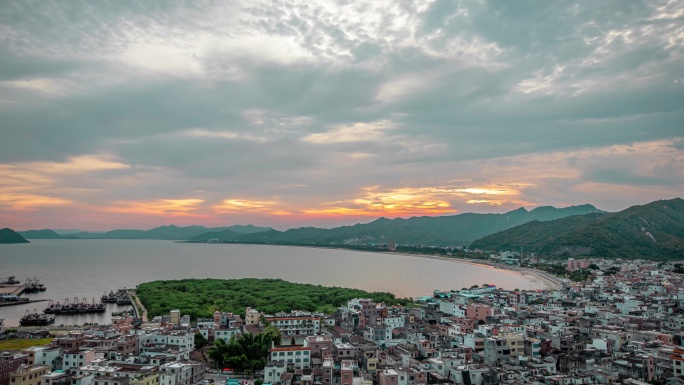深汕合作区海港城日落