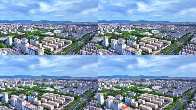 青岛城阳城市风光  城市航拍