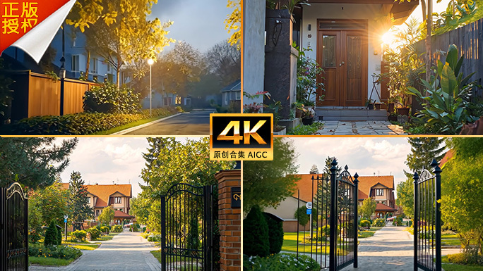 唯美住宅小区 奢华高档别墅区 独栋别墅