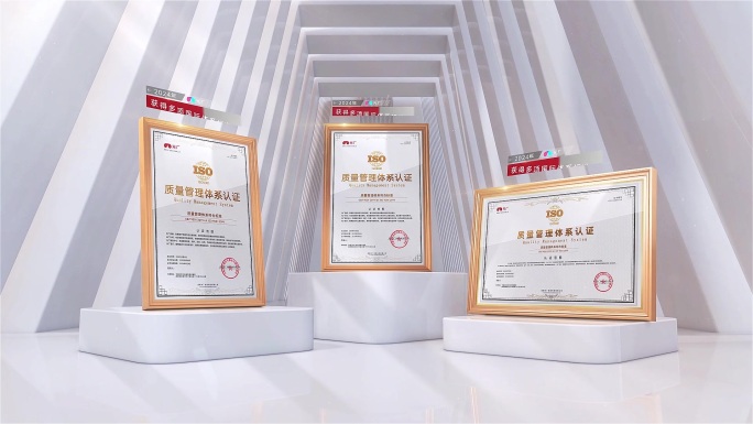 高端企业证书荣誉资质奖牌