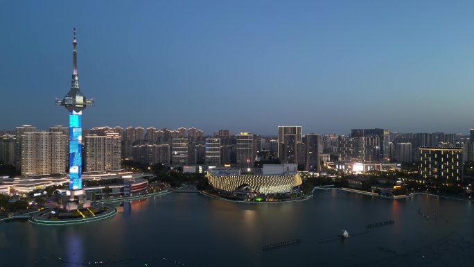 盐城聚龙湖盐立方电视塔