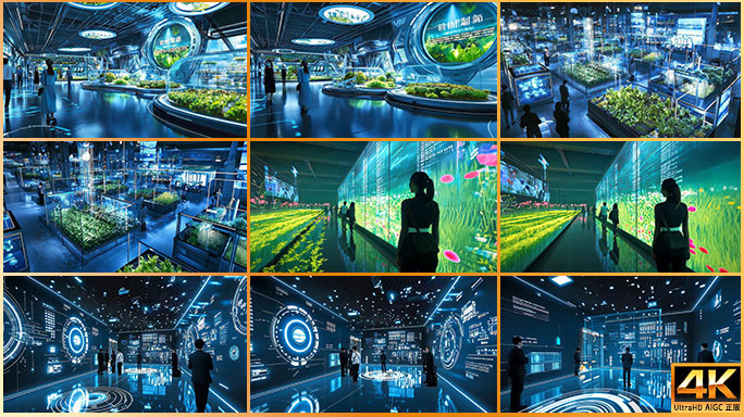 未来农业种植技术博物馆太空农业周种菜农场