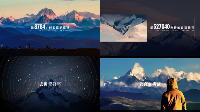 电影感温馨质感大气年度短片年终总结