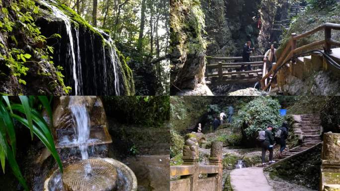 四川成都都江堰青城后山五龙沟景区