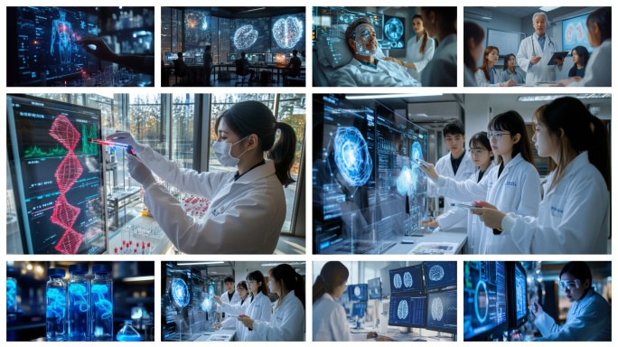 医学治疗开会研究智慧医疗医学医疗科技未来