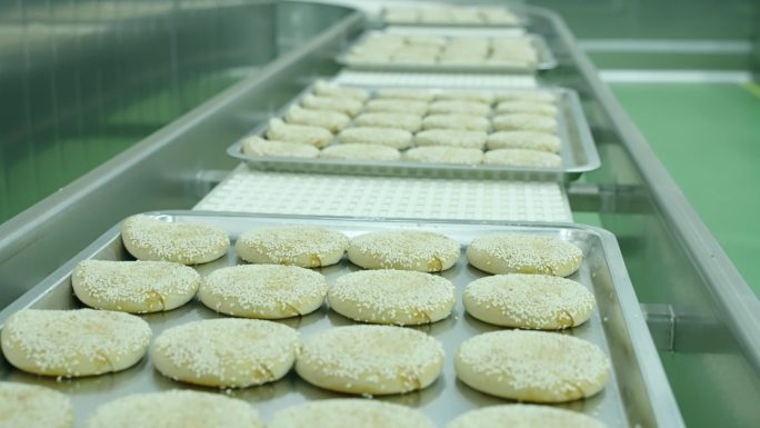食品生产 芝麻烧饼生产线