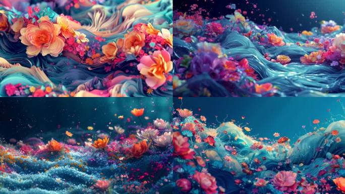 花海背景视频（合集）
