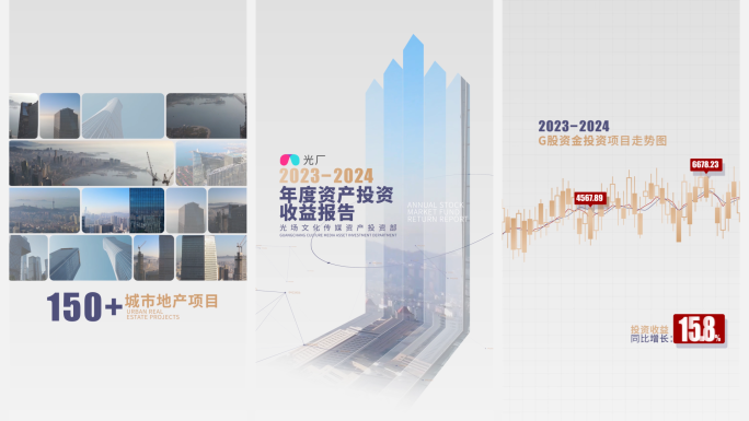 2024投资企业年终数据报告快闪竖版
