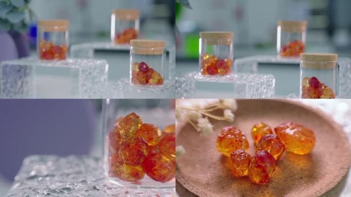 精品桃胶 桃树胶 有机树胶 展示