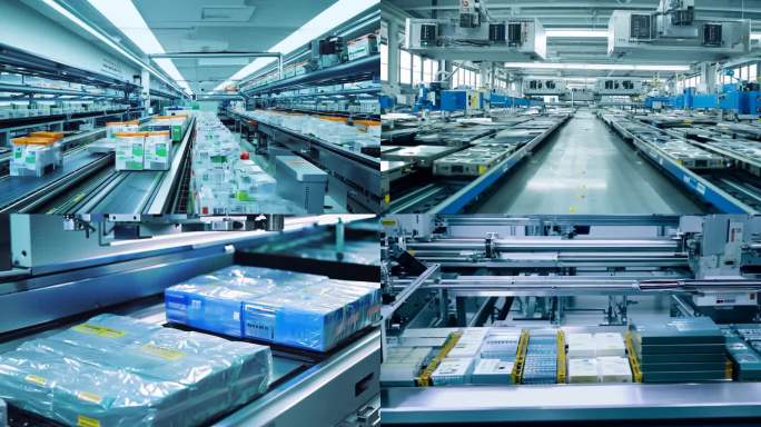 电子产品分拣打包传送带流水线