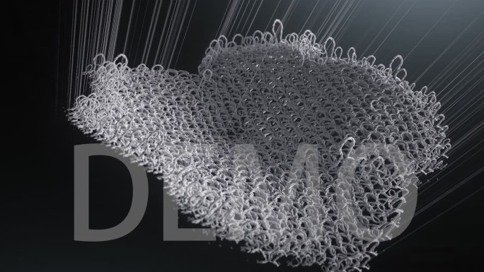 布料丝绸纺织生长C4D工程_A01