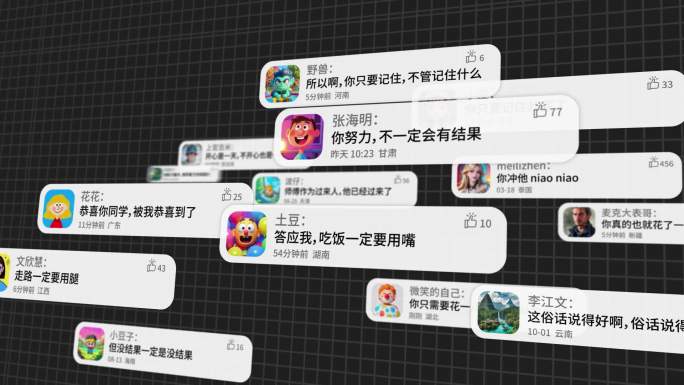 【全部可修改】网友评论信息留言板