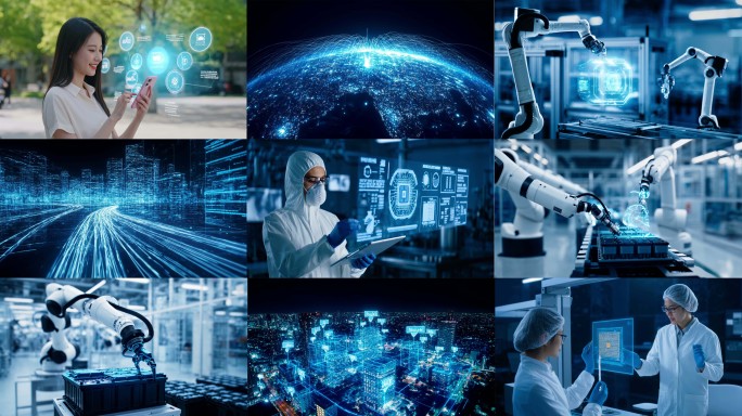 全息投影科技互联网5g人工智能云计算未来