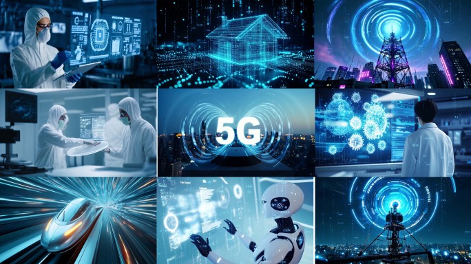 科技芯片研发互联网5g人工智能云计算未来