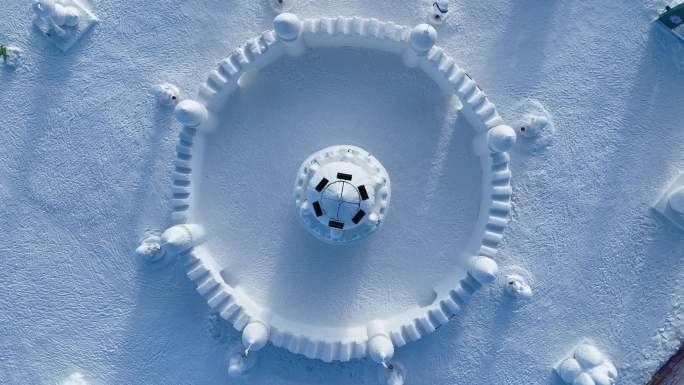 呼伦贝尔旅游冰雪季视频素材