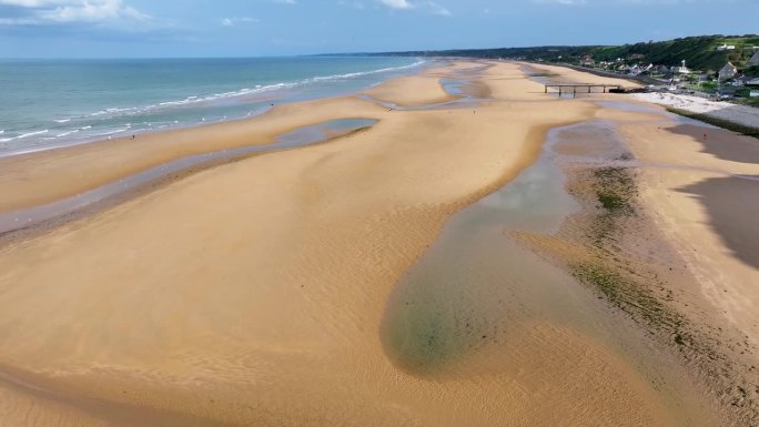 诺曼底登陆的奥马哈海滩，法国