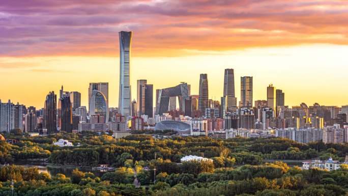 北京航拍 北京延时  北京 万家灯火