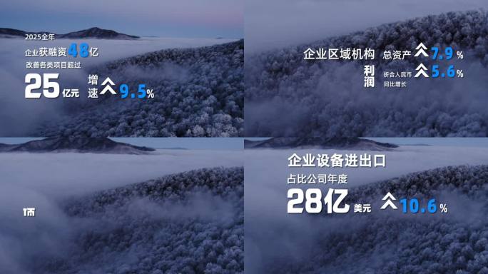 简洁压画面数据文字