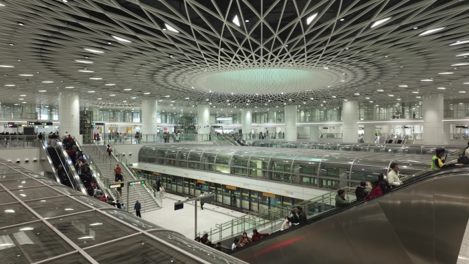 深圳岗厦北 地铁站