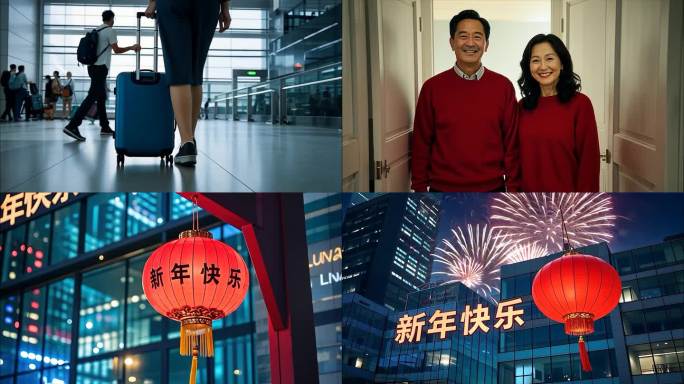 2025年春节新春回家过年团聚新年喜庆a