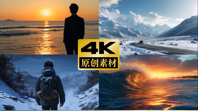 海阔天空MV视频背景素材