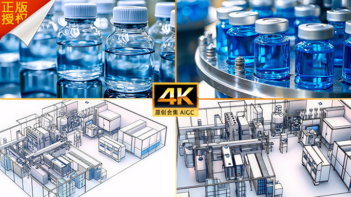 现代化制药车间生产 高科技药品生产制药设
